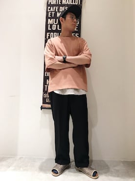 「DICAS（ディカス）のアイテム」を使った、Discoat  men'sさん（メンズ・172cm）の夏コーディネート