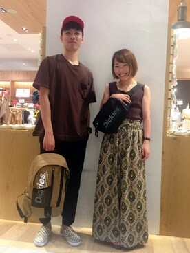 「Discoat Parisien」｜「アイテム（スラックス）」を使った、Discoat  men'sさん（メンズ・178cm）の夏コーディネート