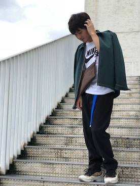 「Discoat Parisien」｜「アイテム（ブルゾン）」を使った、Discoat  men'sさん（メンズ・170cm）の秋コーディネート