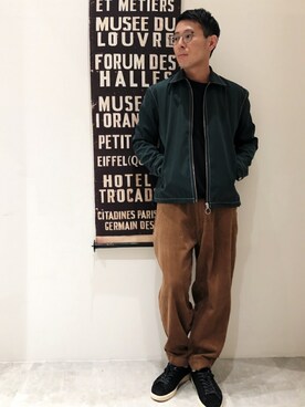 「Discoat Parisien」｜「アイテム（ブルゾン）」を使った、Discoat  men'sさん（メンズ・172cm）の秋コーディネート