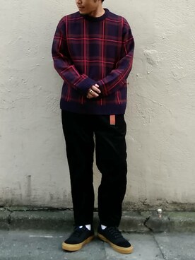 「SLACK FOOTWEAR（スラックフットウェア）のアイテム」を使った、Discoat  men'sさん（メンズ・170cm）の秋コーディネート