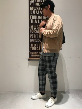 「Discoat Parisien」｜「アイテム（ジャケット/アウター）」を使った、Discoat  men'sさん（メンズ・181cm）の秋コーディネート