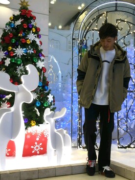 「Discoat Parisien」｜「アイテム（ダウンジャケット/コート）」を使った、Discoat  men'sさん（メンズ・170cm）の冬コーディネート