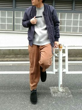 「Discoat Parisien」｜「アイテム（ジャケット/アウター）」を使った、Discoat  men'sさん（メンズ・170cm）の冬コーディネート