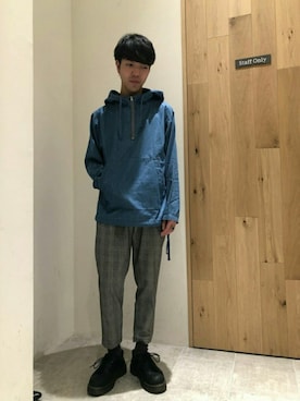 「Discoat Parisien」｜「アイテム（パンツ）」を使った、Discoat  men'sさん（メンズ・170cm）の春コーディネート