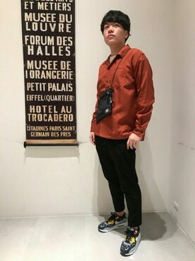 「Discoat Parisien」｜「アイテム（パンツ）」を使った、Discoat  men'sさん（メンズ・176cm）の春コーディネート