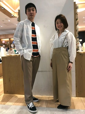 「Discoat Parisien」｜Discoat  men'sさん（メンズ・160cm）の春コーディネート