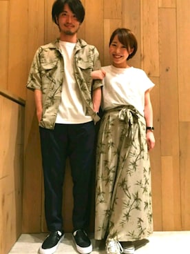 「SLACK FOOTWEAR（スラックフットウェア）のアイテム」を使った、Discoat  men'sさん（メンズ・170cm）の春コーディネート