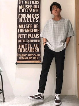 「Discoat Parisien」｜Discoat  men'sさん（メンズ・170cm）の夏コーディネート