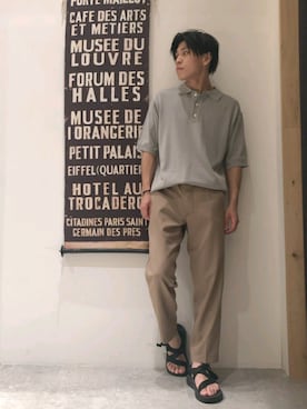 「Discoat Parisien」｜Discoat  men'sさん（メンズ・160cm）の夏コーディネート