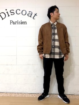 「Discoat Parisien」｜Discoat  men'sさん（メンズ・173cm）の秋コーディネート