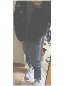 「RVCA（ルーカ）のアイテム（ジャケット/アウター）」を使った、s43yさん（レディース・149cm）の冬コーディネート