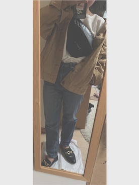 「Carhartt（カーハート）のアイテム（その他アウター）」を使った、s43yさん（レディース・149cm）の冬コーディネート