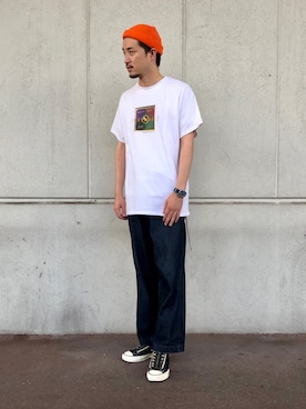 「SURROUND（サラウンド）のアイテム」を使った、Takahiro_miwaさん（メンズ・180cm）の夏コーディネート