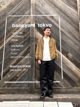 「原宿」｜「アイテム（チノパンツ）」を使った、Takahiro_miwaさん（メンズ・180cm）の春コーディネート