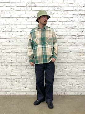 「WILD THINGS（ワイルドシングス）のアイテム（帽子）」を使った、Takahiro_miwaさん（メンズ・180cm）の冬コーディネート
