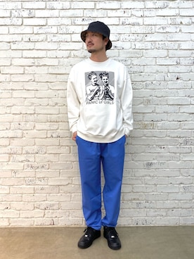 「WILD THINGS（ワイルドシングス）のアイテム（帽子）」を使った、Takahiro_miwaさん（メンズ・180cm）の冬コーディネート
