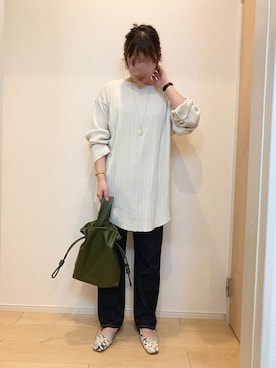 KANさん(レディース・157cm)の春コーディネート