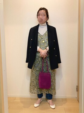 KANさん（レディース・157cm）の春コーディネート