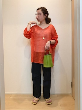 KANさん（レディース・157cm）の春コーディネート