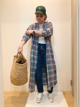 「FRAMeWORK（フレームワーク）のアイテム（ワンピース/ドレス）」を使った、KANさん（レディース・157cm）の春コーディネート