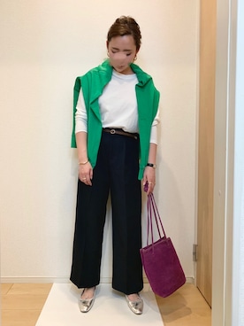 KANさん（レディース・157cm）の春コーディネート