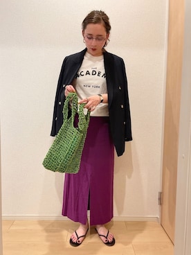 KANさん（レディース・156cm）の春コーディネート