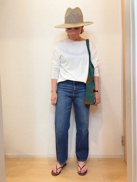 KANさん（レディース・156cm）の夏コーディネート