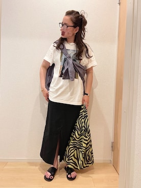 KANさん（レディース・156cm）の夏コーディネート