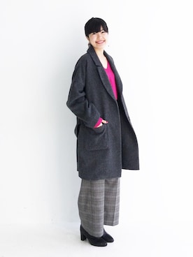 「アイテム（ピアス（両耳用））」を使った、tama_hacoさん（レディース・160cm・20代）の秋コーディネート