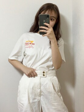 「In-N-Out Burger（インアンドアウトバーガー）のアイテム」を使った、  ｃｏｃｏさん（レディース・160cm）の夏コーディネート