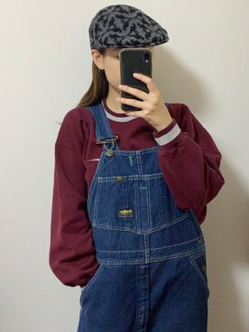 「OSHKOSH（オシュコシュ）のアイテム（サロペット/オーバーオール）」を使った、  ｃｏｃｏさん（レディース・160cm）の秋コーディネート