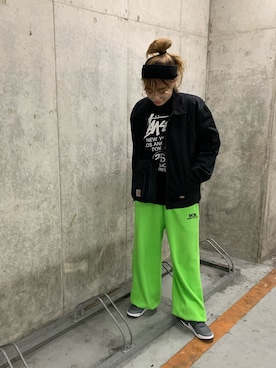 「BASIC COTTON（ベーシックコットン）のアイテム（パンツ）」を使った、  ｃｏｃｏさん（レディース・160cm）の秋コーディネート