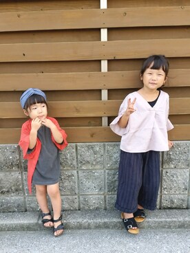 sosunnさん（キッズ・100cm）の秋コーディネート