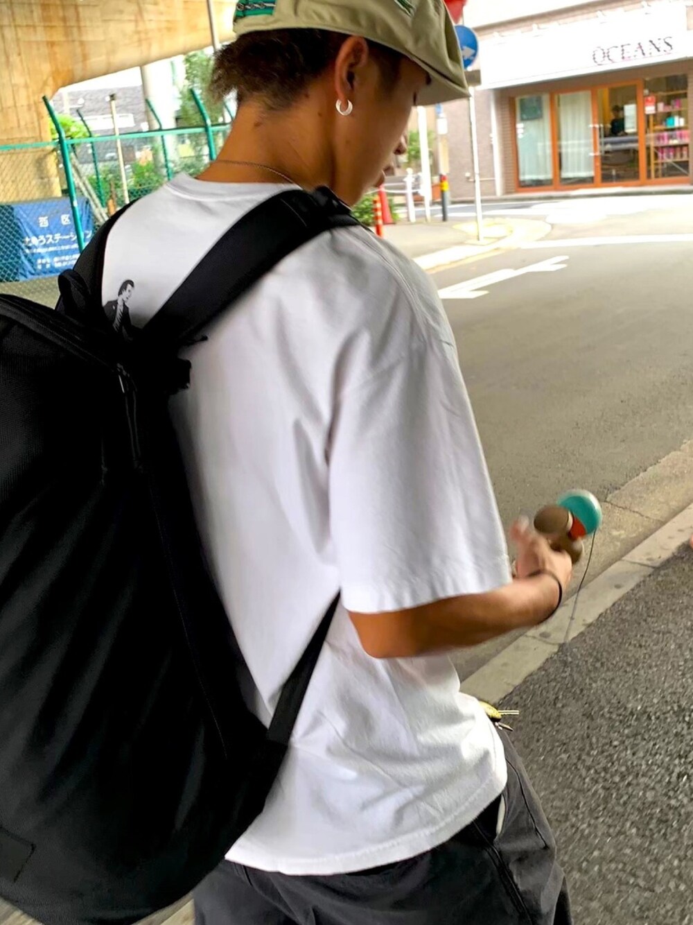 「LACOSTEのLACOSTE/ラコステ/katsuragi hunting cap/カツラギハンチングキャップ（ハンチング/ベレー帽、ベージュ系）」を使った、TKKさん（メンズ・174cm）の冬コーディネートの1枚目の写真