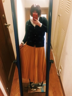 「TYPE-C-80’S-3CONDITION（タイプシーエイティーズスリーコンディション）のアイテム」を使った、華さん（レディース・162cm）の冬コーディネート