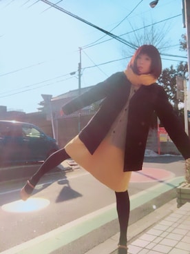 華さん（レディース・162cm）の冬コーディネート