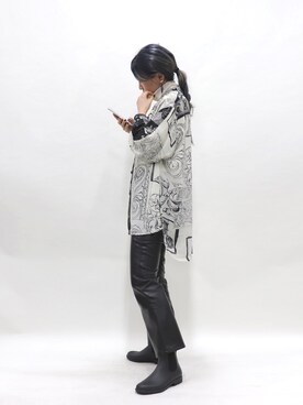 「dictionary（ディクショナリー）のアイテム（アクセサリー）」を使った、さんなさん（レディース・163cm）の冬コーディネート