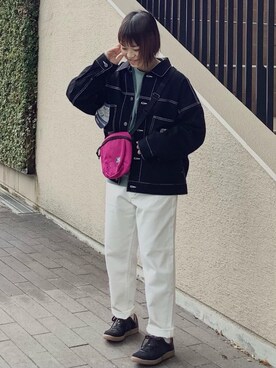 「SMITH'S（スミス）のアイテム（ジャケット/アウター）」を使った、coen ﾅｶﾑﾗさん（レディース・153cm）の冬コーディネート
