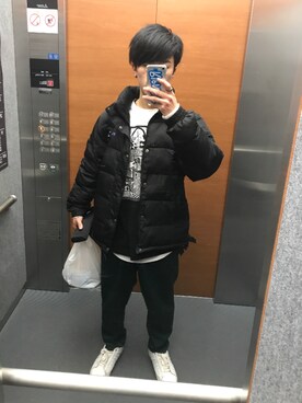 「FOREVER 21」｜「アイテム（財布/小物）」を使った、kkさん（メンズ・170cm）の冬コーディネート