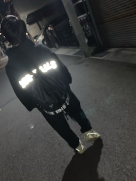 「UNIF（ユニフ）のアイテム（バッグ）」を使った、犬くん🐶【ストリート】さん（メンズ・168cm）の秋コーディネート