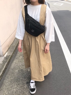 「アイテム（ワンピース/ドレス）」を使った、yunさん（レディース・145cm）の夏コーディネート