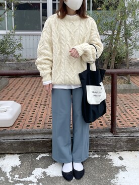 「シンフルコーデ」｜「アイテム（その他シューズ）」を使った、yunさん（レディース・145cm）の秋コーディネート