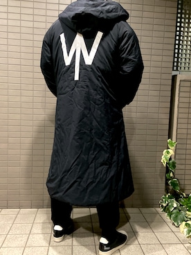 「Y's（ワイズ）のアイテム（スニーカー）」を使った、spyairtoさん（メンズ・172cm）の冬コーディネート