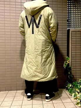 「Y's（ワイズ）のアイテム（スニーカー）」を使った、spyairtoさん（メンズ・172cm）の冬コーディネート