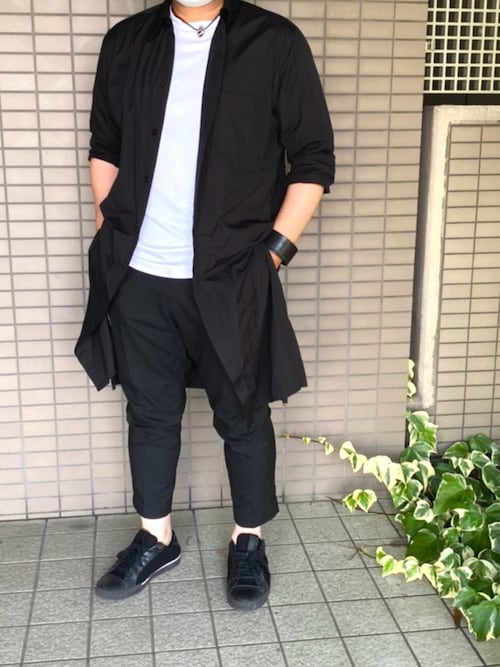 【美品】ワイルドサイド ヨウジヤマモト　ロンT 長袖シャツ メンズ　ブラック Ganesh Long Sleeve T-shirt(FREE SIZE BLACK): YOHJI YAMAMOTO