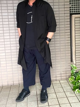 「MARNI（マルニ）のアイテム（シューズ）」を使った、spyairtoさん（メンズ・172cm）の夏コーディネート