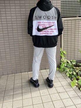 Nike ナイキ の Web限定 Nike ナイキ スウッシュフーディウーブンジャケット ナイロンジャケット Wear