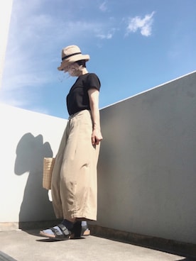 「ワランワヤン（ワランワヤン）のアイテム」を使った、うた♪さん（レディース・163cm）の夏コーディネート
