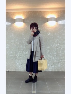 「ワランワヤン（ワランワヤン）のアイテム」を使った、うた♪さん（レディース・163cm）の秋コーディネート